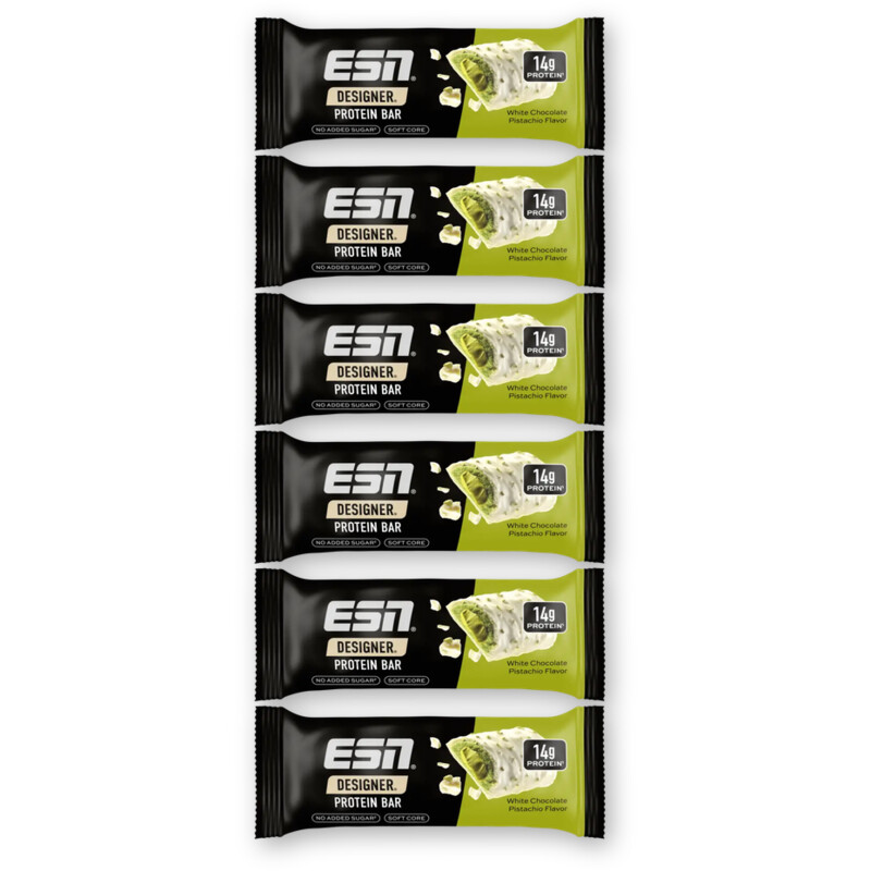 ESN Designer protein bar choc pistachio 6pk