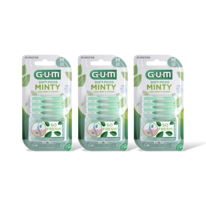 GUM Soft-picks minty cool mint M 3-pack