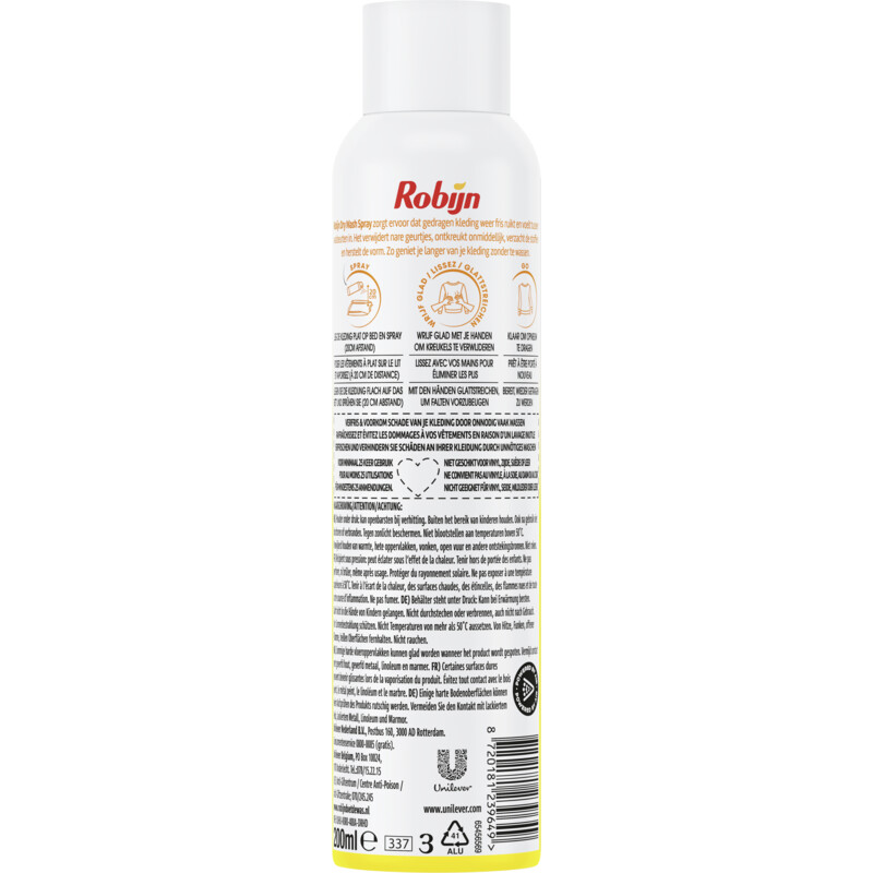 Een afbeelding van Robijn Dry wash spray zwitsal