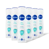 NIVEA Dry fresh deodorant spray 6-pack