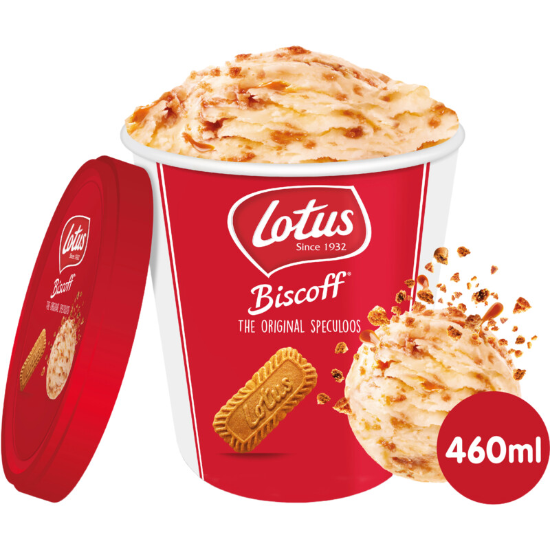 Een afbeelding van Lotus Speculoos ijs pint Original