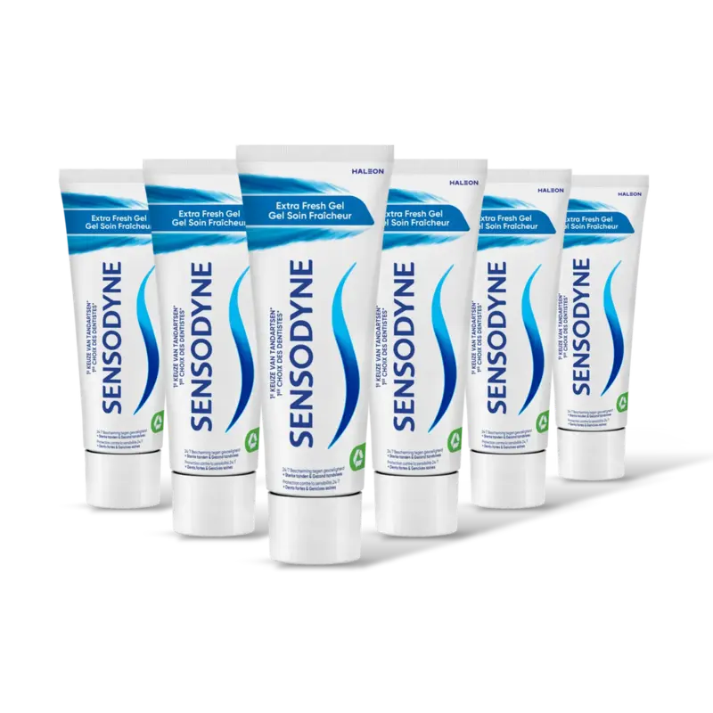 Sensodyne Extra fresh gel tandpasta 6-pack