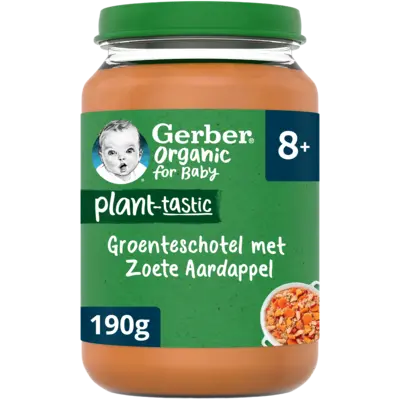 pdp-image-Gerber Organic Schotel zoete aardappel 8m+
