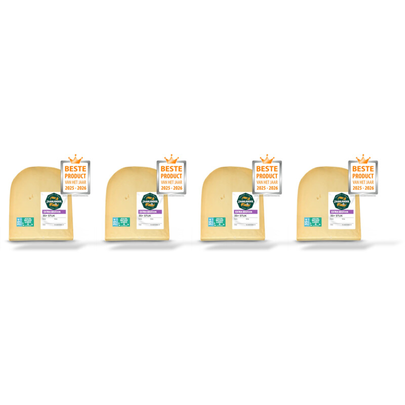 AH Zaanlander Extra belegen 35+ stuk 4-pack
