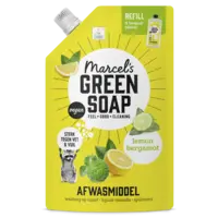 Marcel's Green Soap Afwasmiddel lemon & bergamot navulling