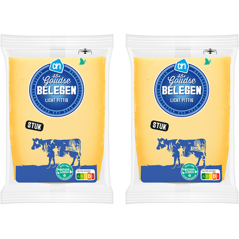 Een afbeelding van AH Goudse Belegen 48+ pondstuk var 2-pack