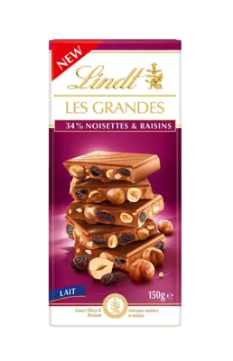 pdp-image-Lindt Les grandes 34% noisettes & raisins