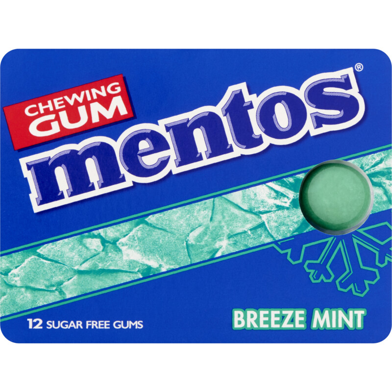 Een afbeelding van Mentos Gum Breezemint