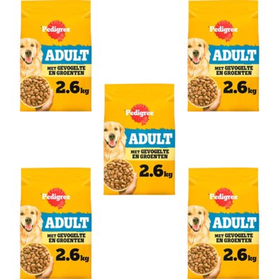 pdp-image-Pedigree Adult met gevogelte en groenten 5-pack