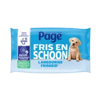 Page Compleet schoon vochtig toiletpapier