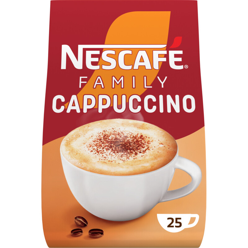 Een afbeelding van Nescafé Family cappuccino oploskoffie