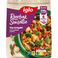 Een afbeelding van Iglo Roerbak sensatie kip teriyaki