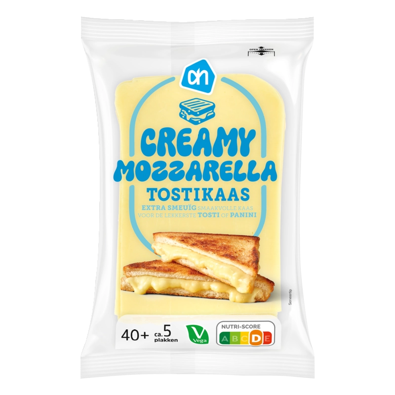 AH Mozzarella tostikaas 40+ plakken