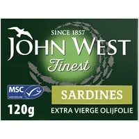 John West Sardines extra vierge olijfolie