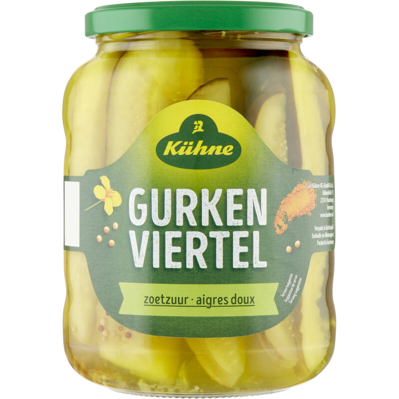 Een afbeelding van Kühne Gurken viertel zoetzuur