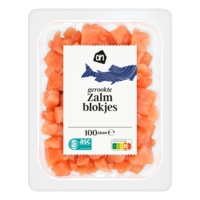 AH Gerookte zalmblokjes