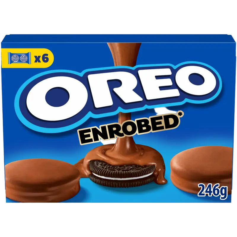 Koekjes omhuld met melkchocoladesmaak