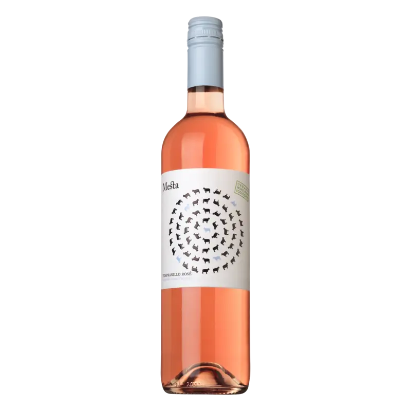 Rosé organic wine