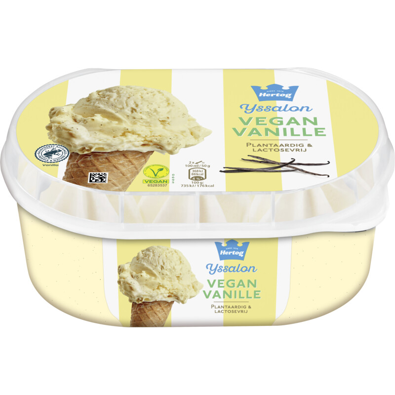 Een afbeelding van Hertog Ijssalon vegan vanille
