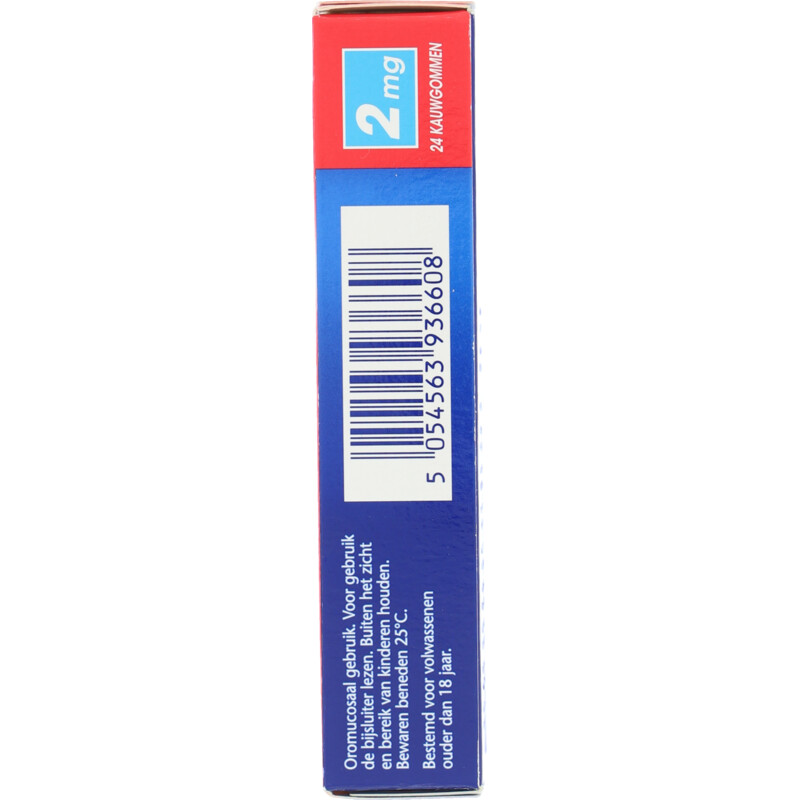 Een afbeelding van Nicotinell Fruit nicotine kauwgom 2mg