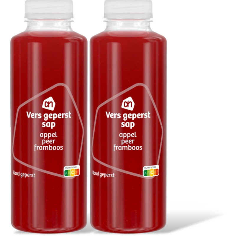 AH Vers geperst sap appel peer framboos 2pk