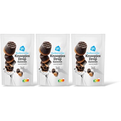 pdp-image-AH Knoopjesdrop salmiak suikervrij 3-pack