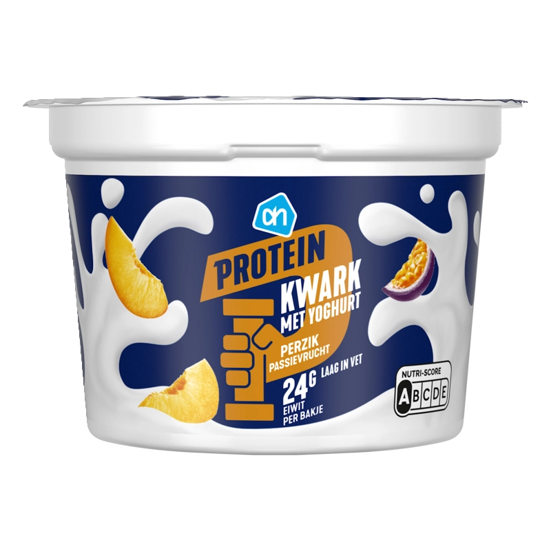 Protein kwark met yoghurt perzik passie