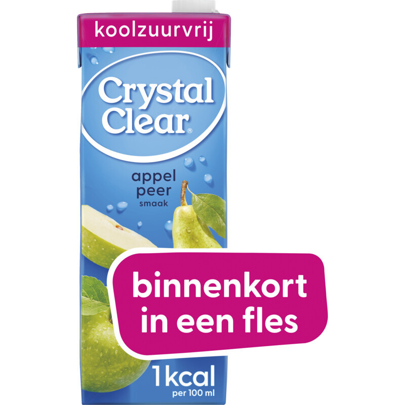 Een afbeelding van Crystal Clear Appel- en peersmaak