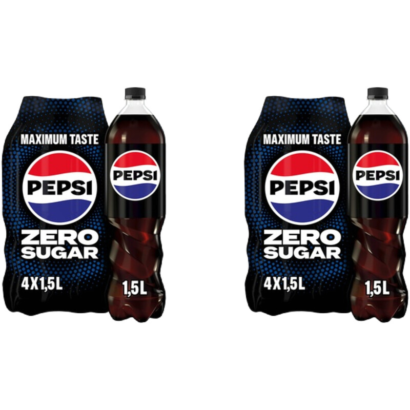 Een afbeelding van Pepsi Zero cola 2x 4-pack