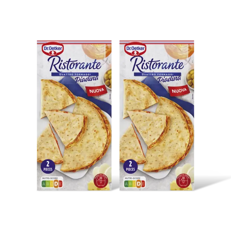 Dr. Oetker Ristorante piadina quattro formaggi 2pck