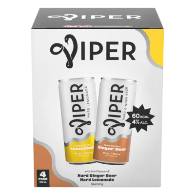 pdp-image-Viper Hard lemonade ginger beer 4-pack
