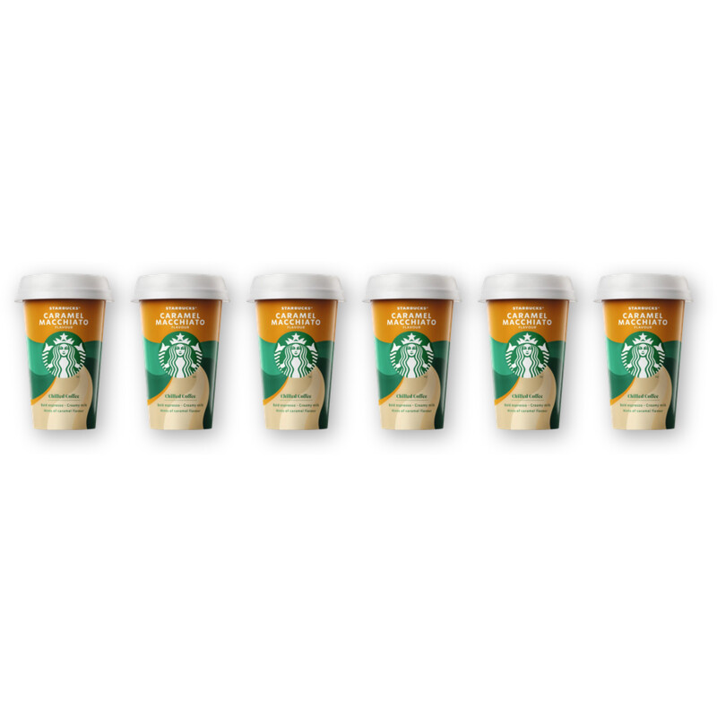 Starbucks Caramel macchiato ijskoffie 6-pack