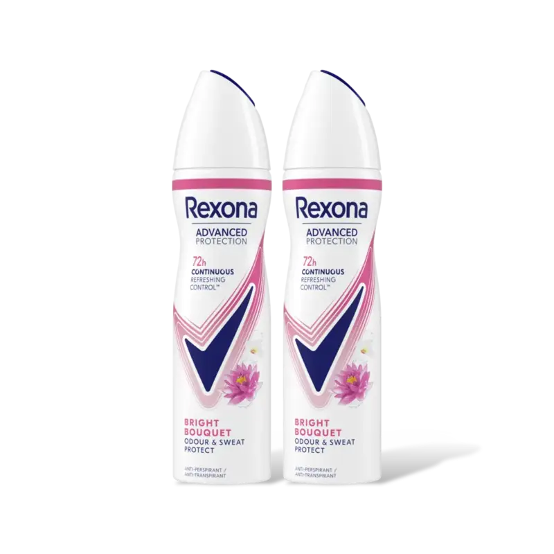 Rexona Women deo spray 72h bright bouquet 2pack