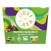 Delicata Truffels hazelnoot