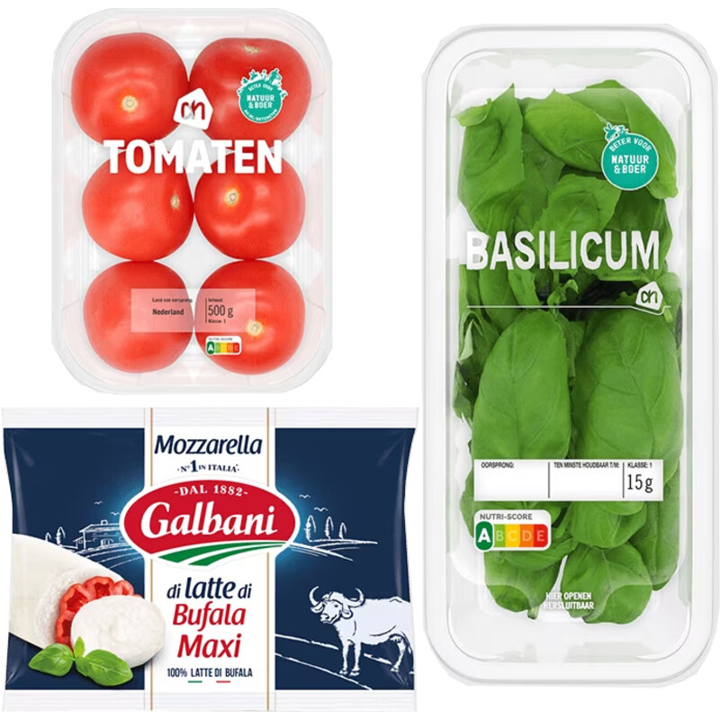 Een afbeelding van Galbani Mozzarella caprese salade pakket