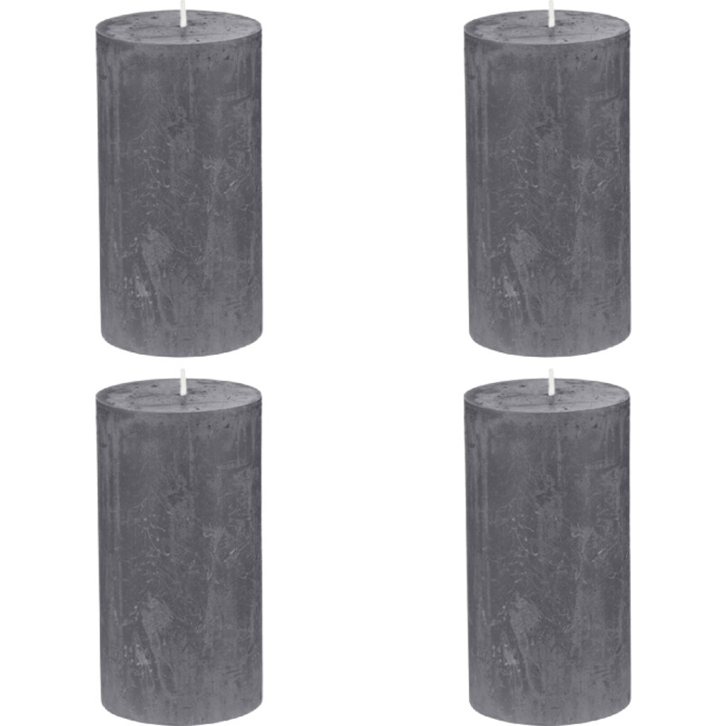 Een afbeelding van AH Rustiek 7x13cm antraciet 4-pack