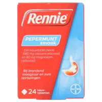 Rennie Pepermunt smaak kauwtabletten