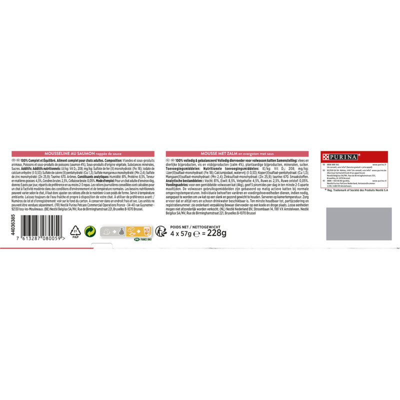 Een afbeelding van Gourmet Revelations mousse met zalm