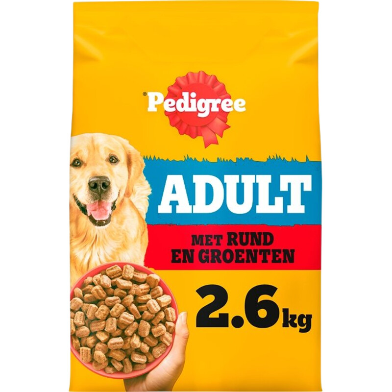 Een afbeelding van Pedigree Adult met rund en groenten