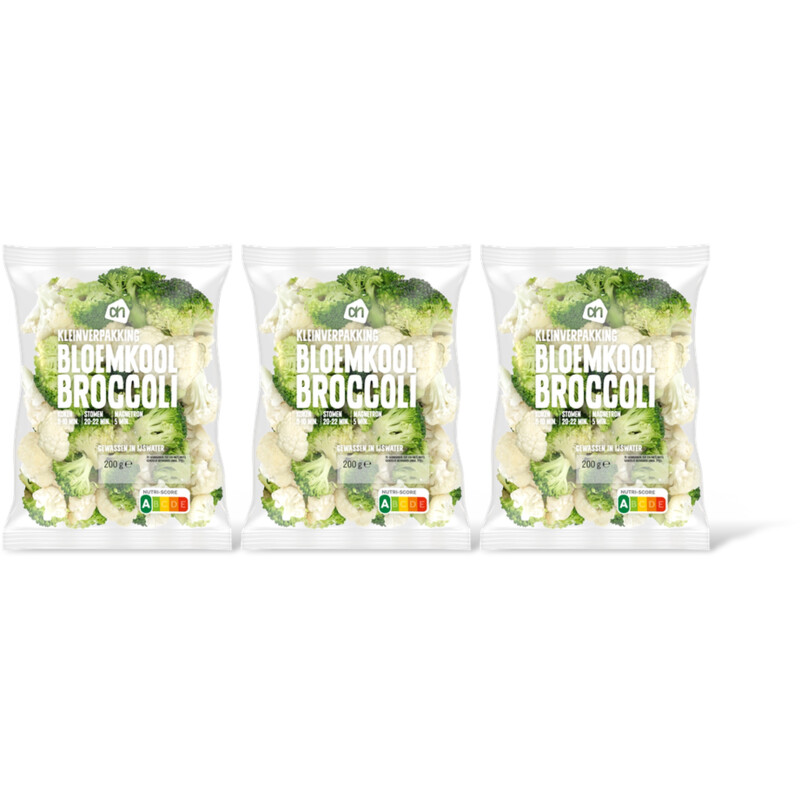 AH Bloemkool broccoli kleinverpakking 3-pck