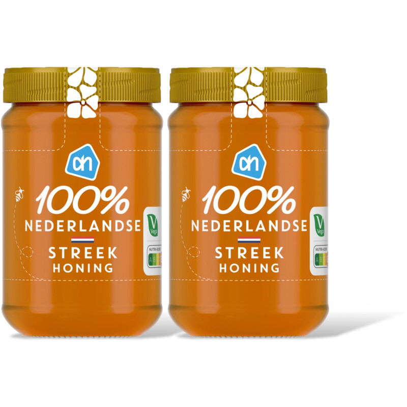 AH 100% Nederlandse streekhoning 2-pack