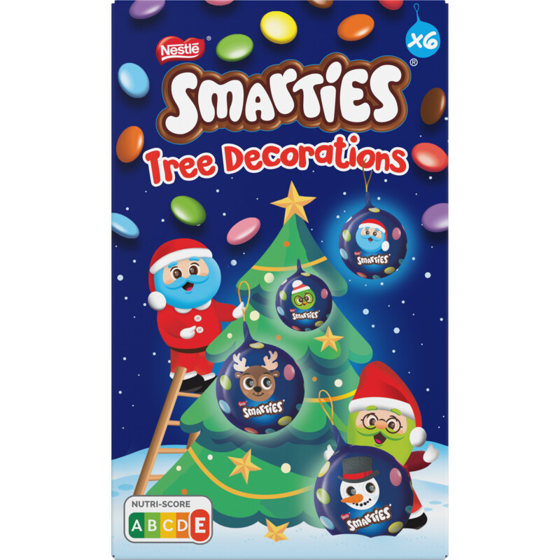 Een afbeelding van Smarties Tree decorations