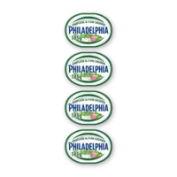 Philadelphia Knoflook & fijne kruiden 4-pack