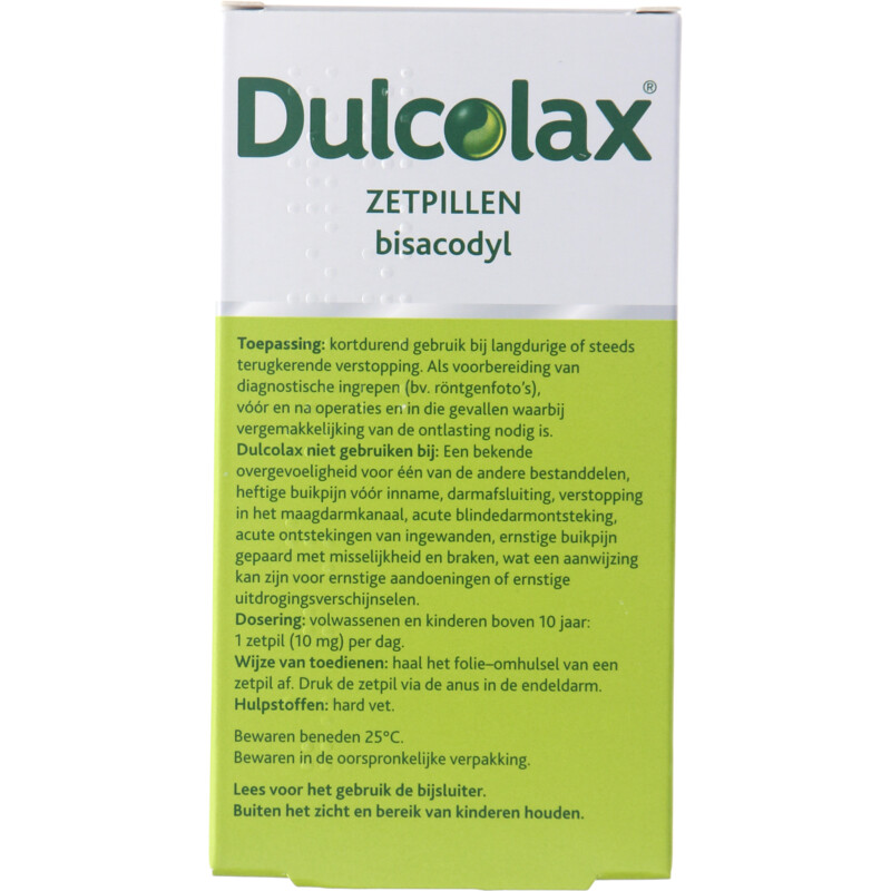 Een afbeelding van Dulcolax Zetpillen bisacodyl