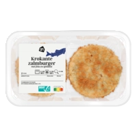 AH Krokante zalmburger feta spinazie