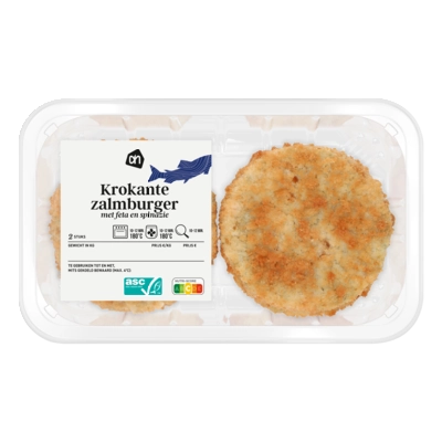 pdp-image-AH Krokante zalmburger feta spinazie
