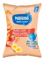 Nestlé Baby snack puffy puffs banaan aardbei 7+