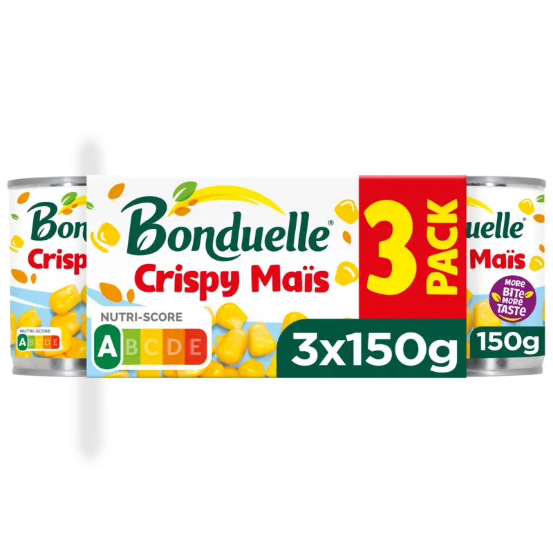 Bonduelle Crispy maïs 3-pack voordeel