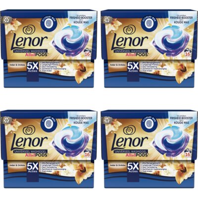 pdp-image-Lenor Pods goud orchidee wasmiddelcap 4-pack