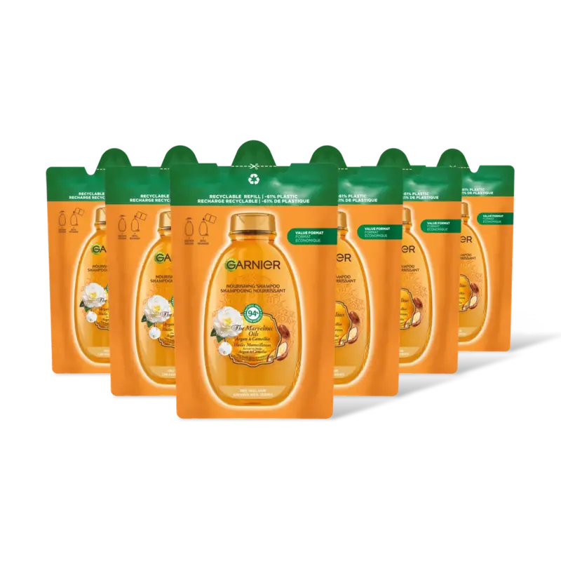 Loving Blends Argan & cameliaolie shampoo refill 6-pck